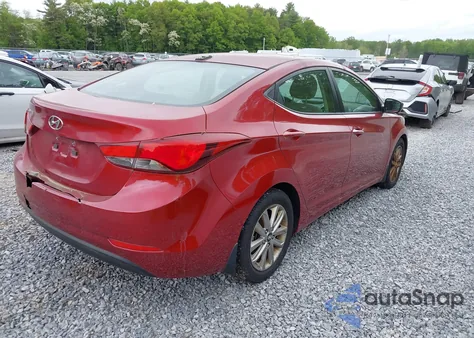 2016 Hyundai Elantra Se/Sport/Limited из США, поврежденный, VIN 5NPDH4AE8GH655130
